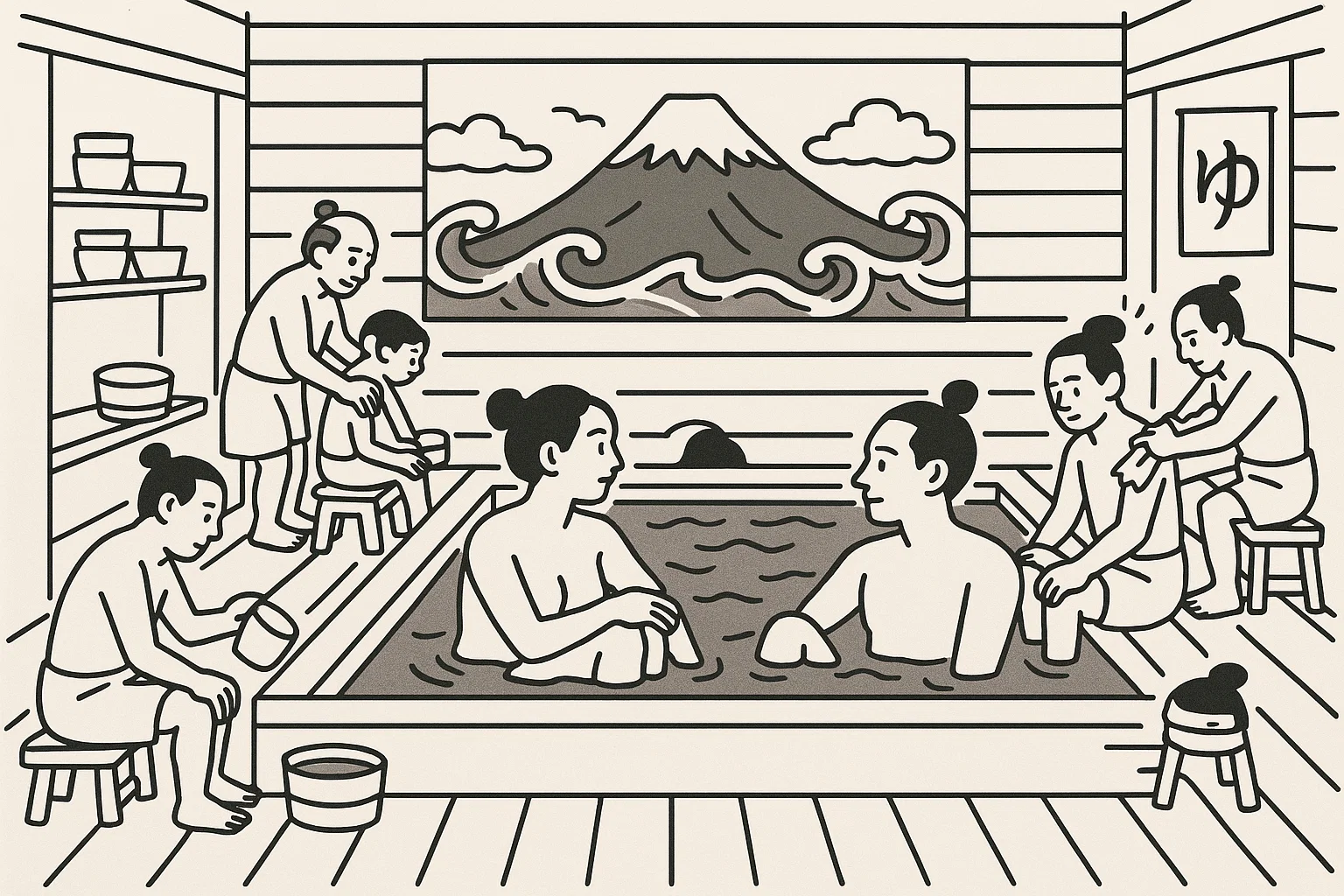 江戸時代の風呂