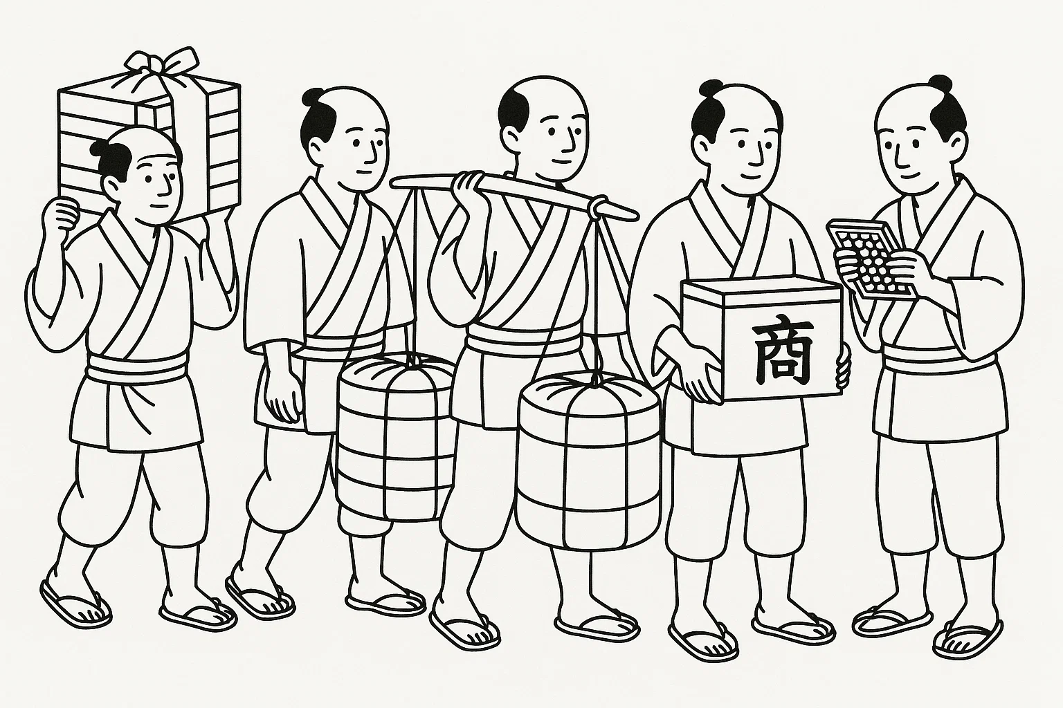 近江商人のイメージ