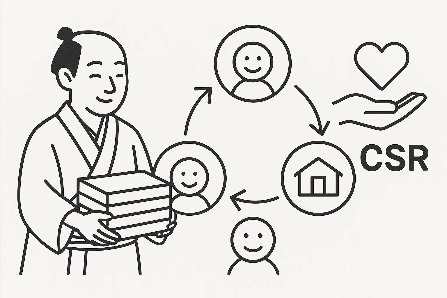 近江商人3方良しと現代のCSR