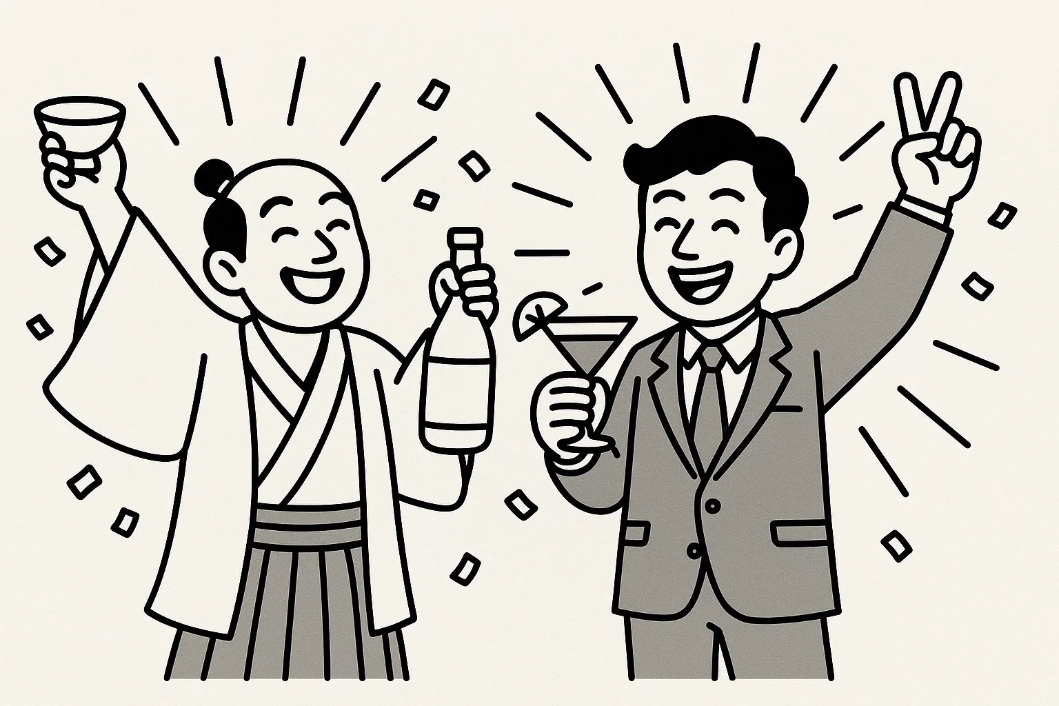 江戸時代の元禄の陽気と昭和のバブルの陽気な感じ