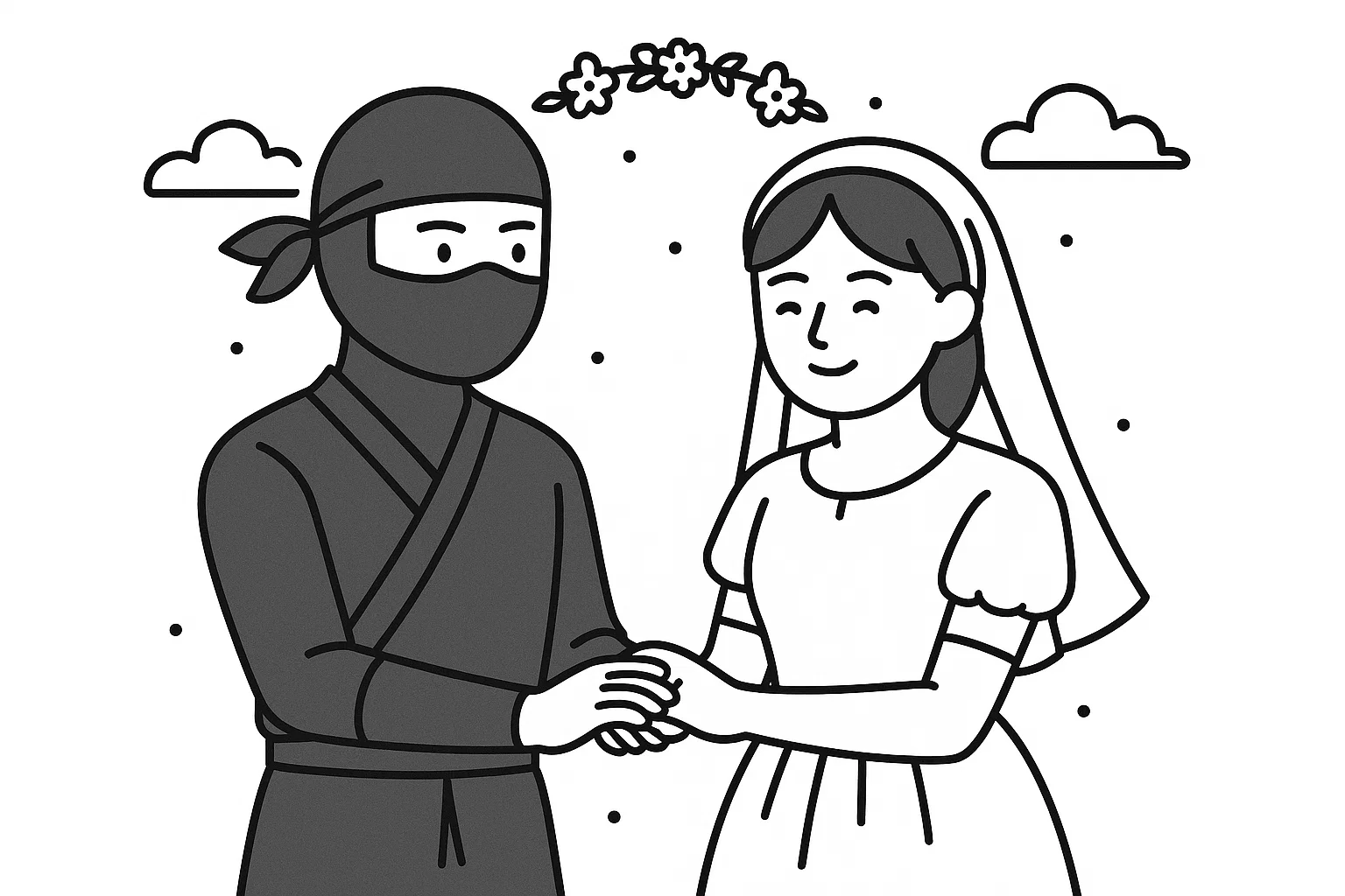 一般人と結婚する忍者